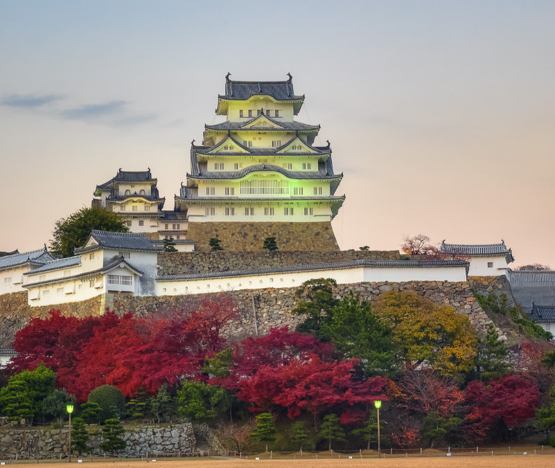 Le chateau d'Himeji au Japon